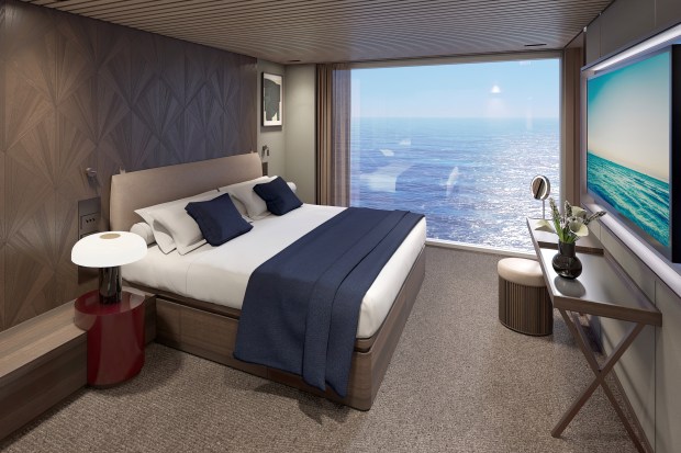 The new Norwegian Aqua will feature the line's first three-bedroom duplex suites in the suites-only exclusive area The Haven when it debuts from Port Canaveral in April 2025. (Courtesy/Norwegian Cruise Line)