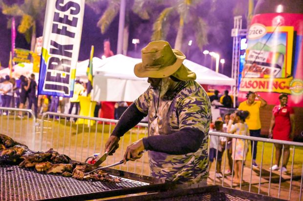 The 21st Annual Grace Jamaican Jerk Festival will feature an expansive food court with vendors offering all kinds of jerk cuisine including jerk pork, jerked fish, jerk veggies as well as Jamaican favorites such as fried festival, oxtails, curry goat, escovitch fish, roasted corn and more. (Grace Jamaican Jerk Festival/Courtesy)