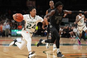 Matthew Cleveland scored 23 points, Bensley Joseph and Wooga Poplar each added 18 as No. 12 Miami beat neighboring FIU. Nigel Pack had 17 points and Norchad Omier had 11 rebounds for UM (3-0). 