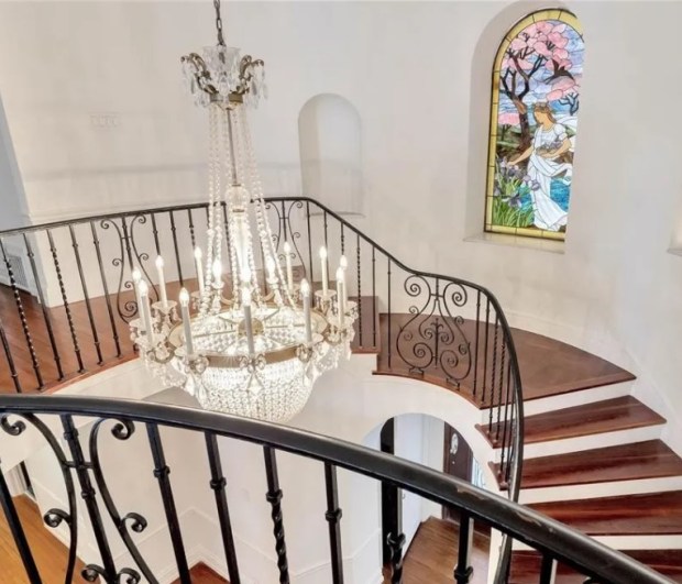 Charles Clayton Construction handled the demolition of the mansion in late summer, taking care to salvage family heirlooms like the crystal chandeliers and stained glass windows. (Photo courtesy of Re/Max 200 Realty)