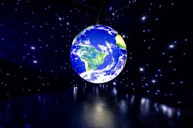 Earth Illuminated is a new immersive art experience on International Drive. (Patrick Connolly/Orlando Sentinel)