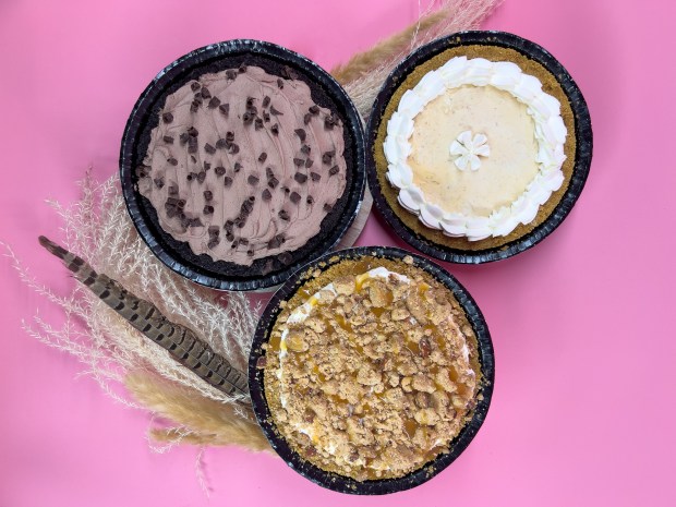 Ice cream pies from Kelly's make for a unique, fun dessert option on Thanksgiving. (Courtesy Kelly's Homemade Ice Cream)