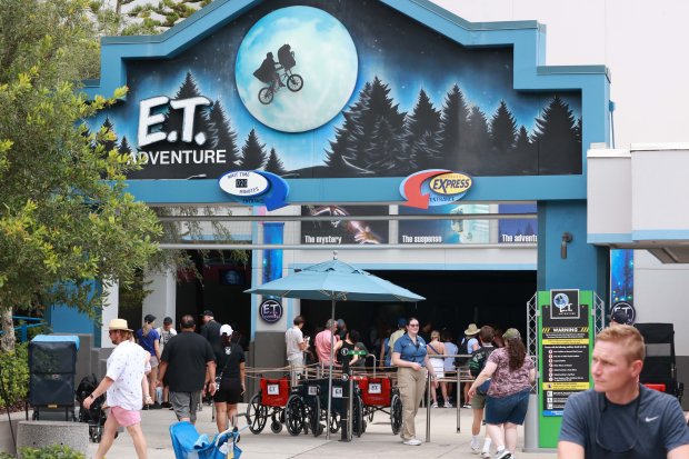 The E.T. Adventure ride is pictured at Universal Studios theme park in Orlando. (Stephen M. Dowell/Orlando Sentinel)