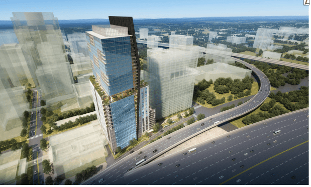 Lincoln Property Company and Baker Barrios also collaborated on The Edge at Church Street Plaza, a 32-story tower scheduled for construction in early 2024. (Handout courtesy of Baker Barrios)